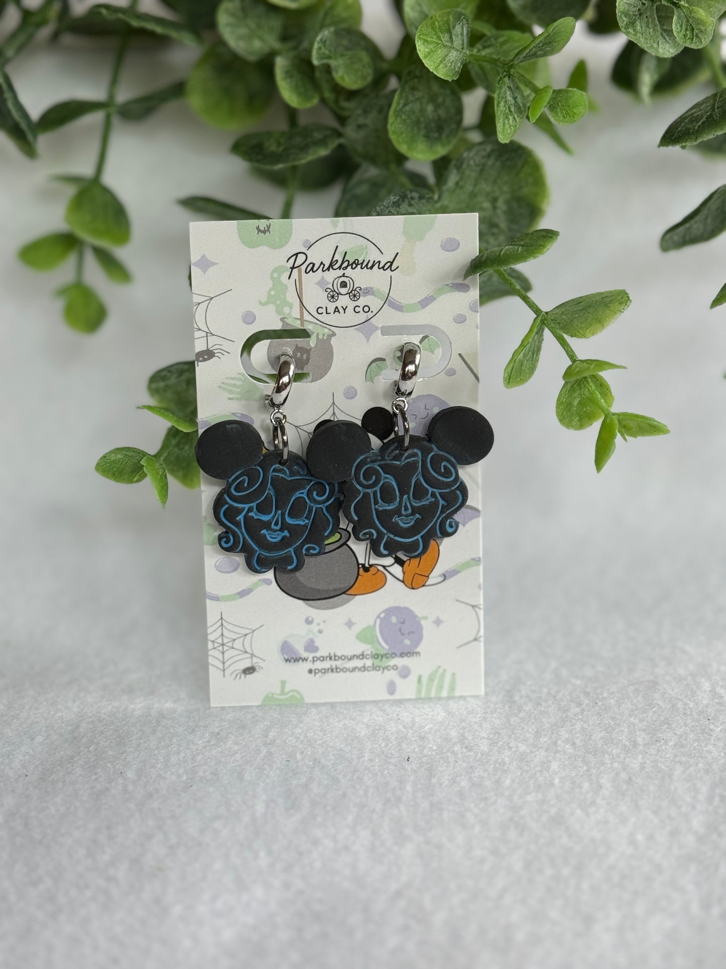Madame Leota Mouse Earrings | Haunted Mansion-Inspired Clay Earrings