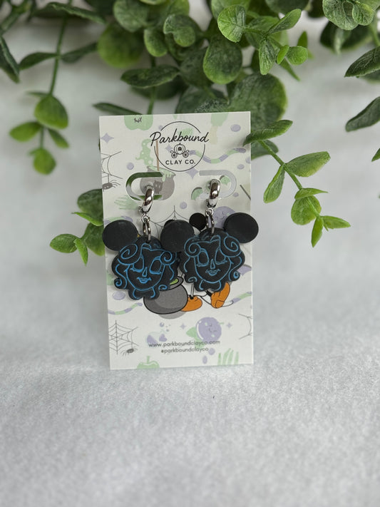 Madame Leota Mouse Earrings | Haunted Mansion-Inspired Clay Earrings