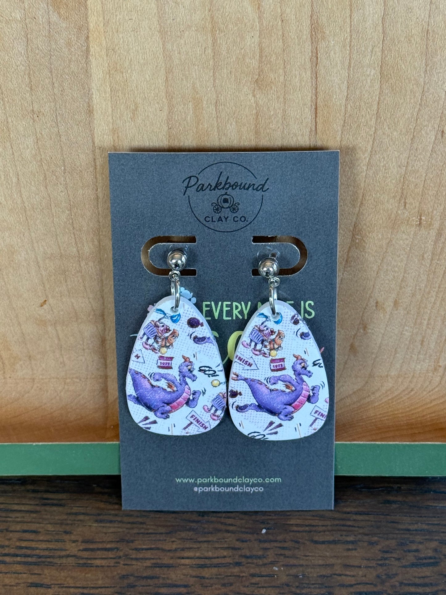 Figment runDisney Earrings | Teardrop Race Weekend Earrings