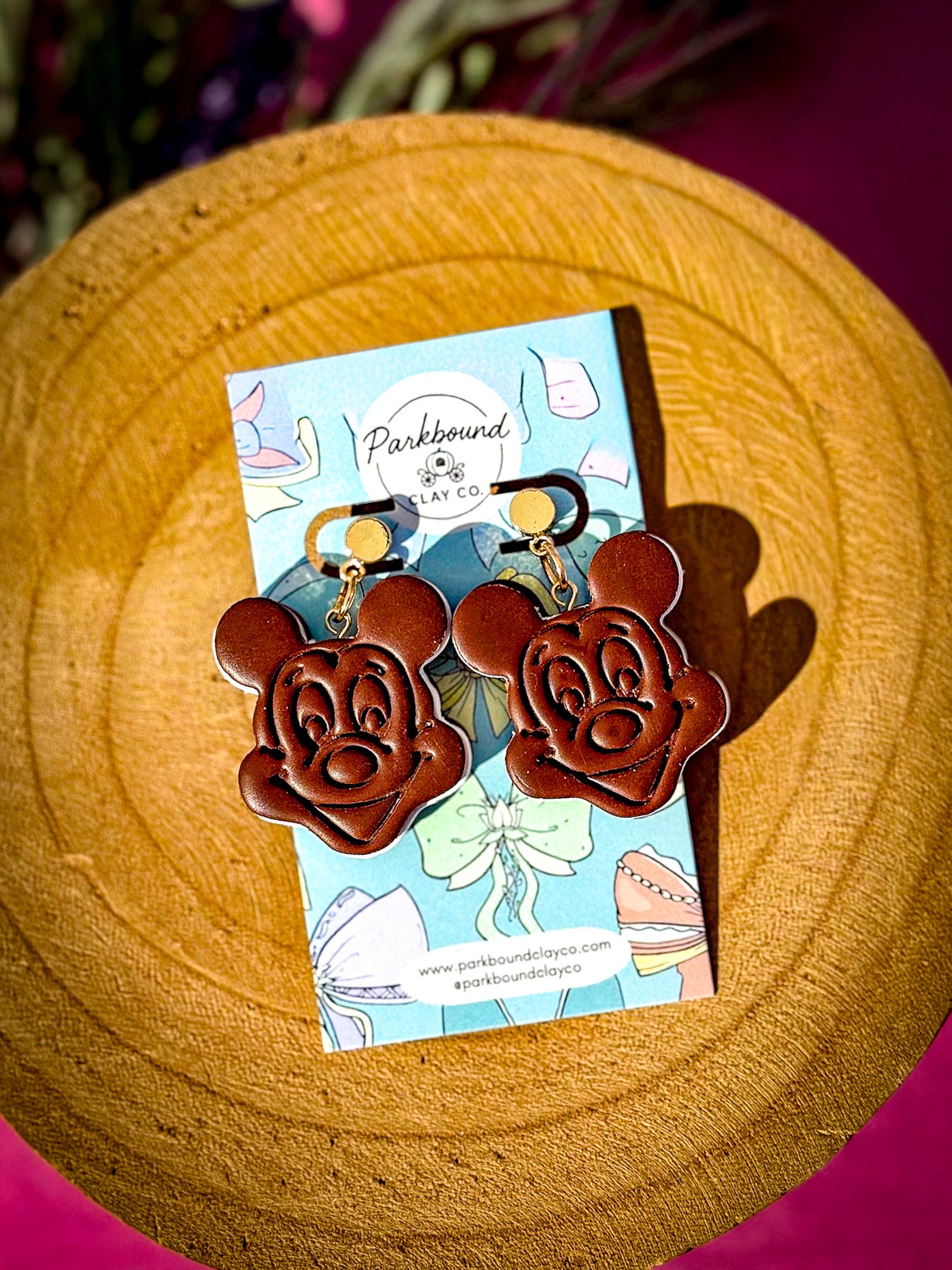Mickey Ice Cream Sandwich Earrings | Sweet Disney-Inspired Polymer Clay Earrings