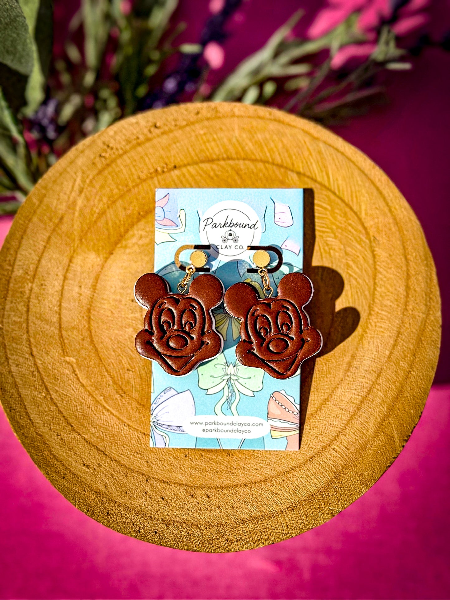 Mickey Ice Cream Sandwich Earrings | Sweet Disney-Inspired Polymer Clay Earrings