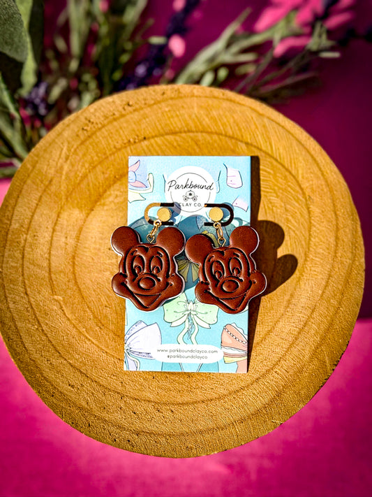 Mickey Ice Cream Sandwich Earrings | Sweet Disney-Inspired Polymer Clay Earrings