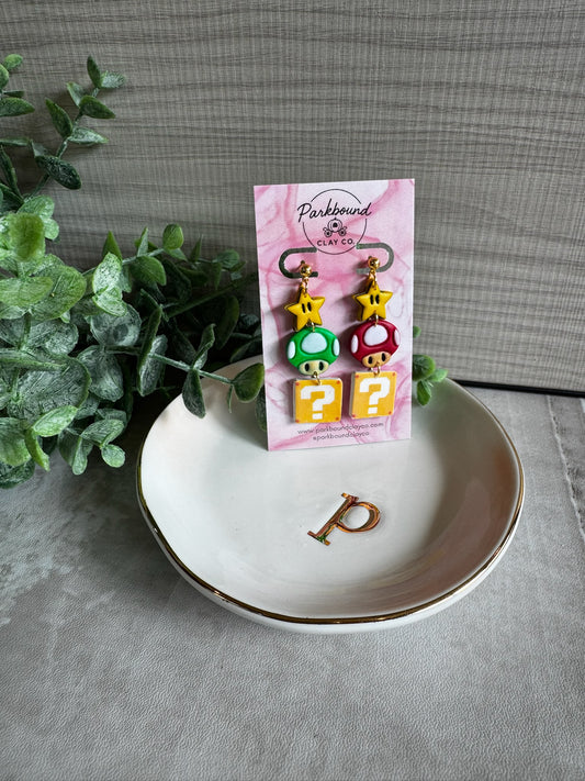 Game Power-Up Earrings