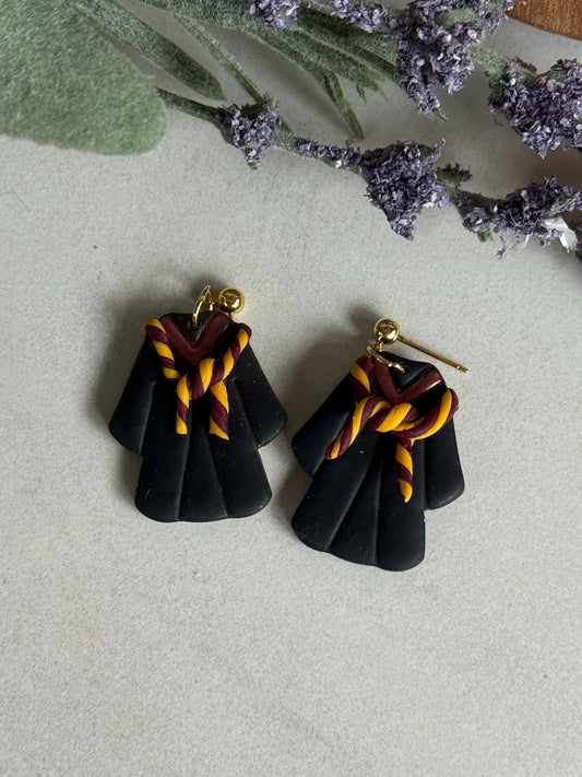 Gryffindor-Inspired House Robes Earrings