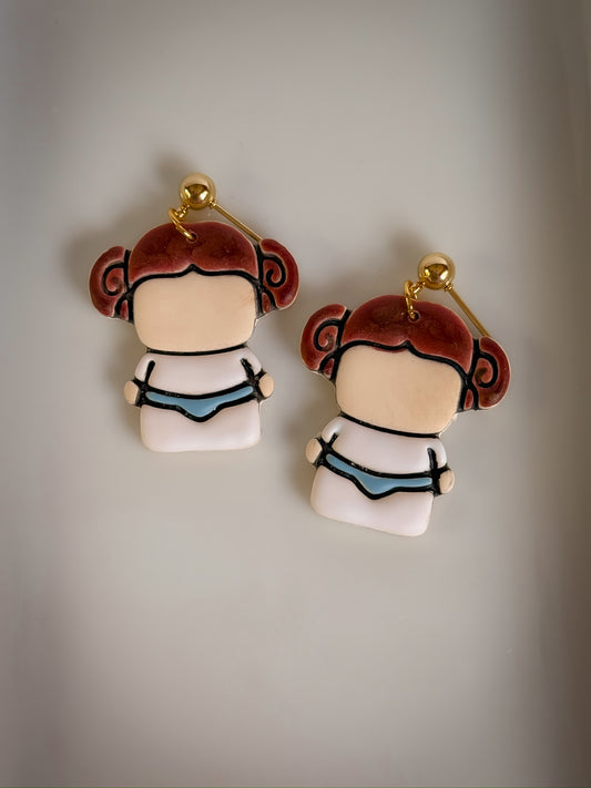 Princess Leia Earrings