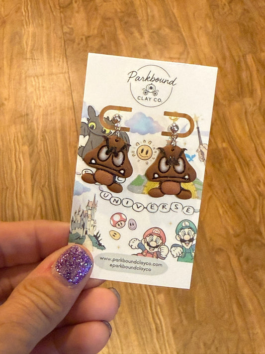 Goomba Inspired Earrings