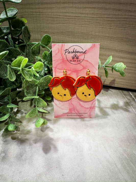 Ron-Inspired Character Earrings – Wizarding World Fun