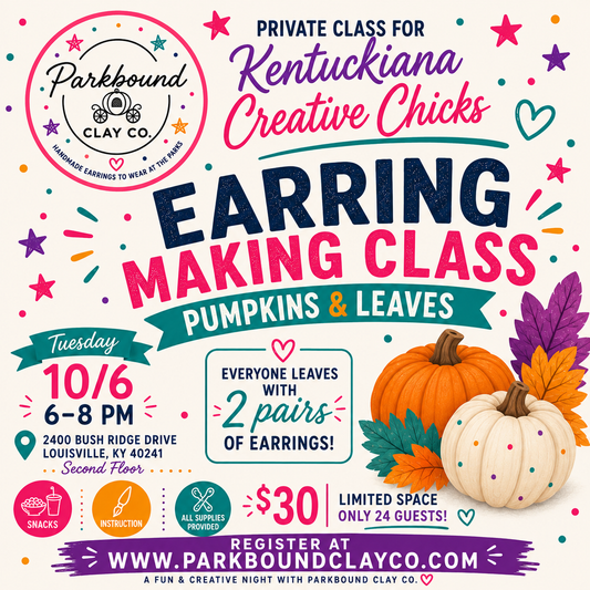 PRIVATE Earring Class | Kentuckiana Creative Chicks | Oct 6, 2026