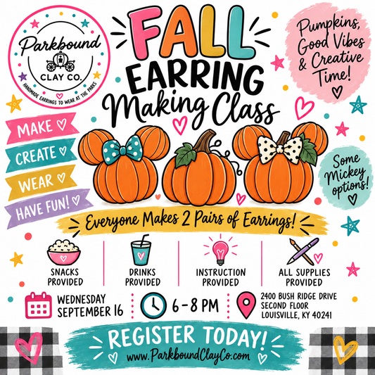 Earring Making Class Ticket | September 16, 2026