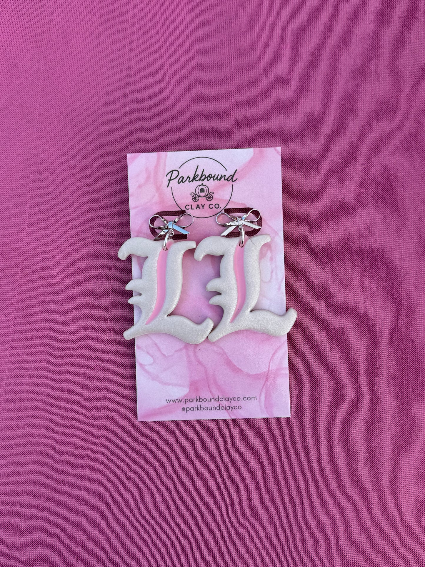 Pink and White L’s