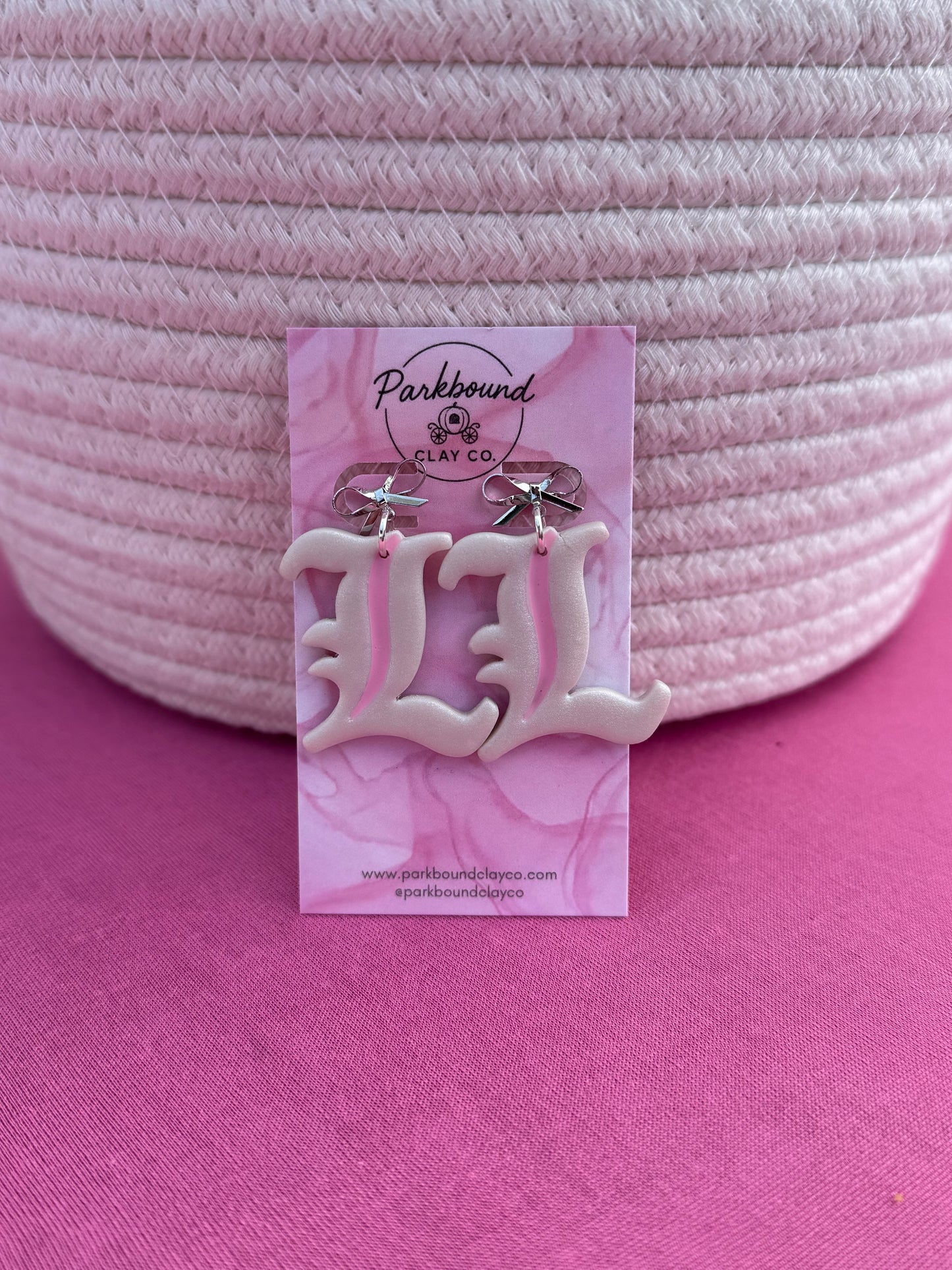 Pink and White L’s
