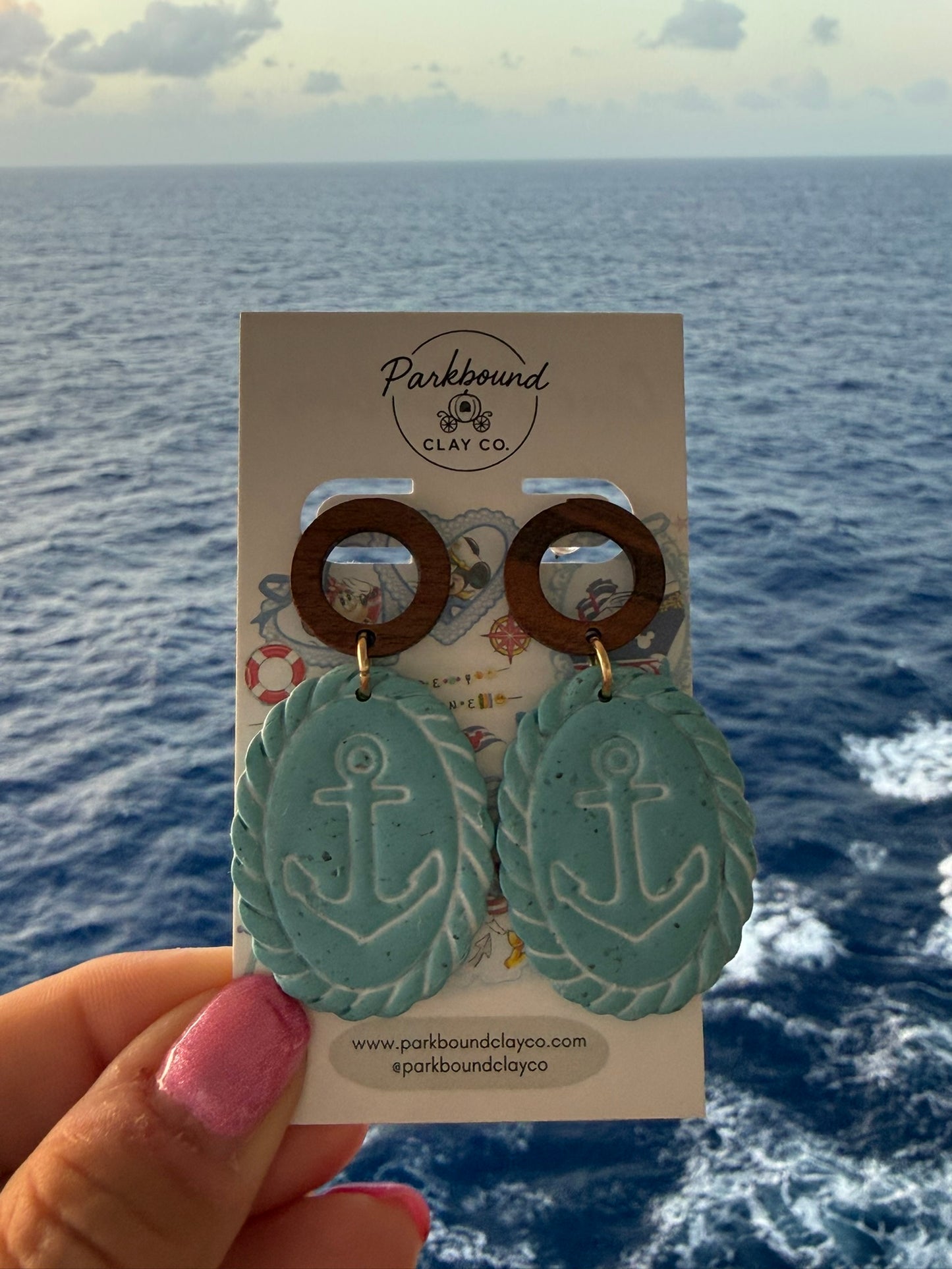 Anchors Aweigh Statement Earrings