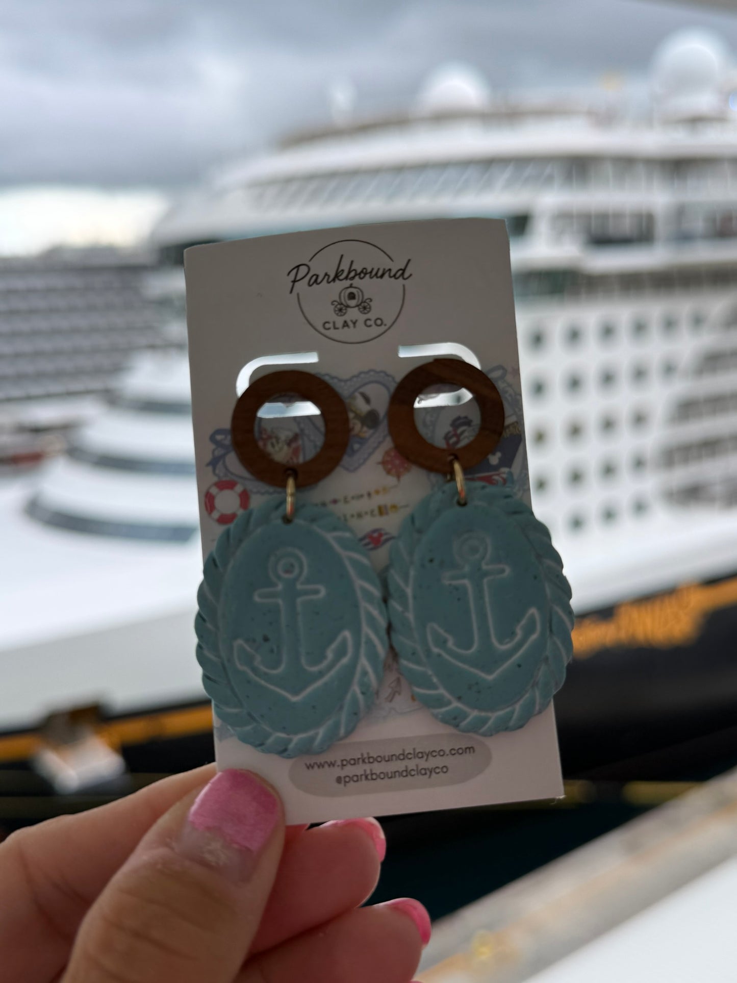 Anchors Aweigh Statement Earrings