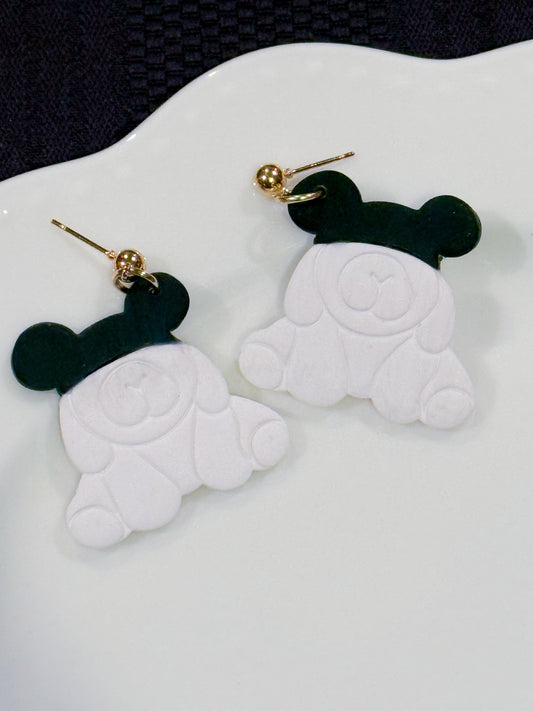 Cruise Pup Mouse Ears Dangle Earrings